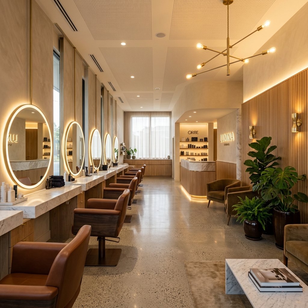 Divine Unisex Salon premium interior